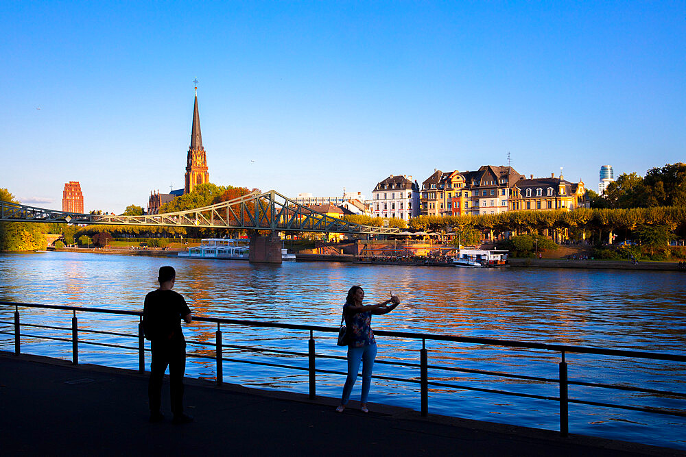 Main River, Frankfurt am Main, Hesse, Germany, Europe