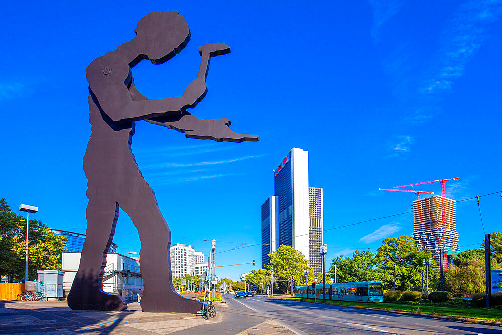 Messeturm, Frankfurt am Main, Hesse, Germany, Europe