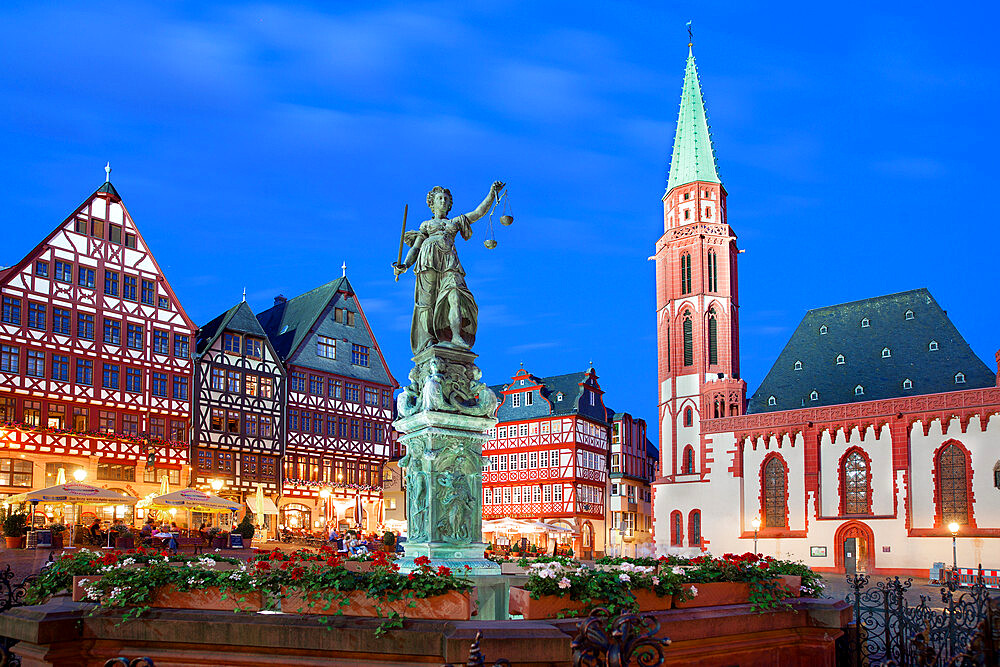 Romerberg (Old Town Square), Frankfurt, Hesse, Germany, Europe