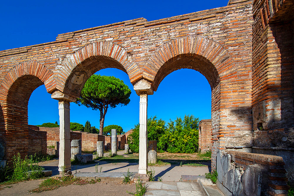 Domus della Fortuna Annanoria, Ostia Antica, Rome, Lazio, Italy, Europe