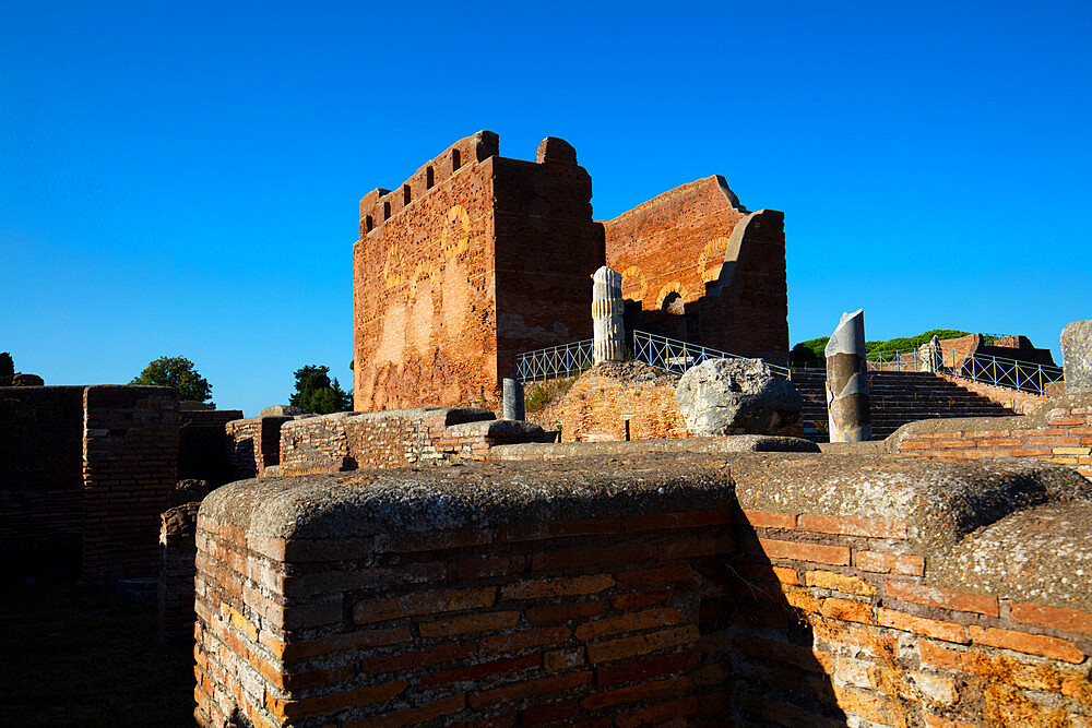 Capitolium, Ostia Antica, Rome, Lazio, Italy, Europe