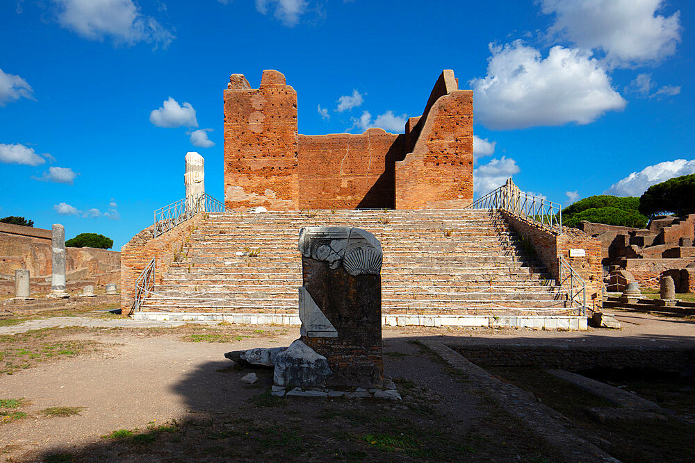 Capitolium, Ostia Antica, Rome, Lazio, Italy, Europe