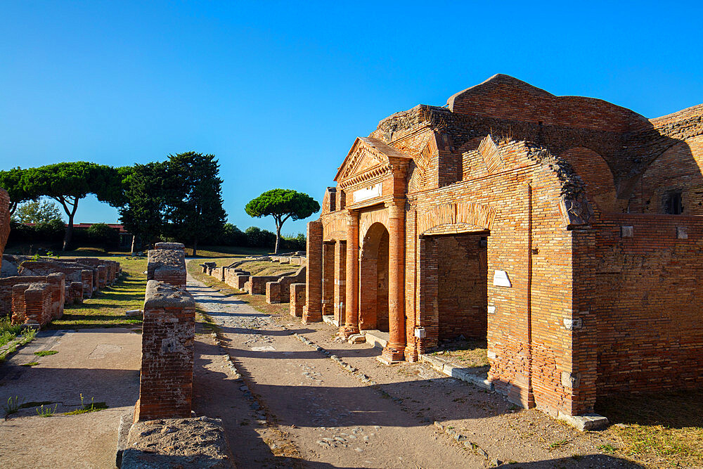 Horrea Epaghatiana, Ostia Antica, Rome, Lazio, Italy, Europe