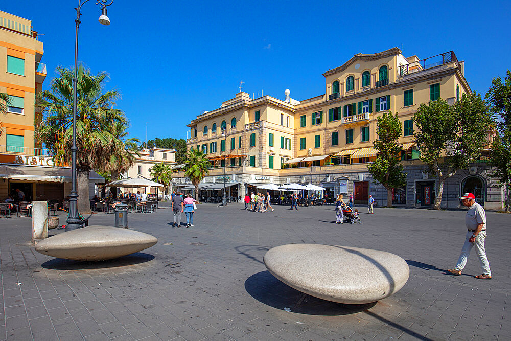 Piazza Anco Marzio, Lido di Ostia, Rome, Lazio, Italy, Europe