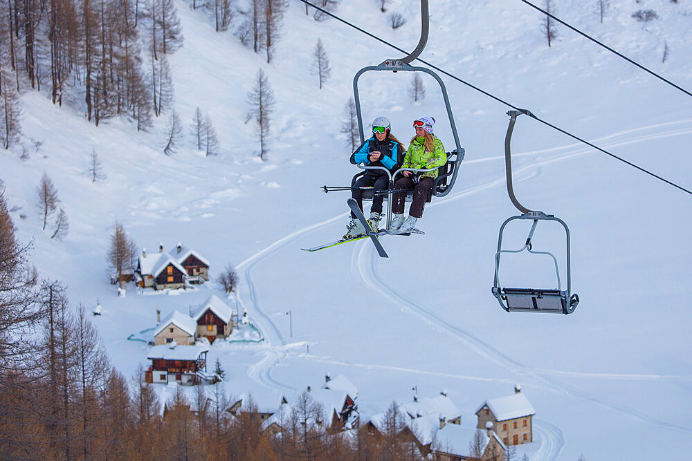 Ski lift, Alpe Devero, Val d'Ossola, Verbano Cusio Ossola, Piemonte, Italy, Europe