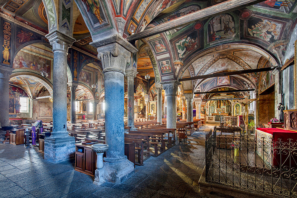 Monumental Parish Church of San Gaudenzio, Baceno, Val d'Ossola, Verbano Cusio Ossola, Piemonte, Italy, Europe