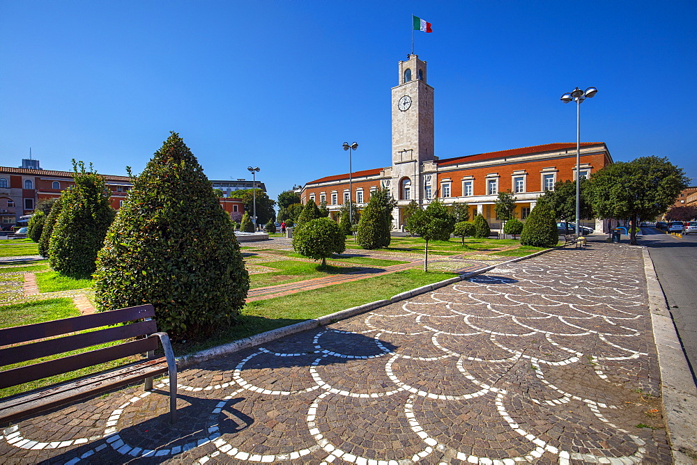 City Hall, Latina (Littoria), Latina, Lazio, Italy, Europe