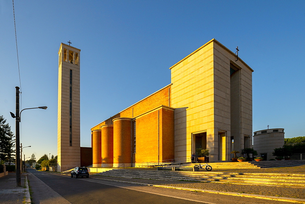 The Santissima Annunziata Church, Sabaudia, Latina, Lazio, Italy, Europe