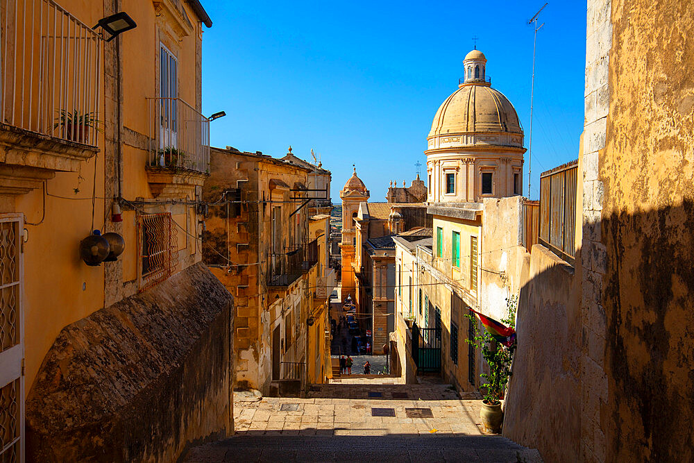 View of Noto, Siracusa, Sicily, Italy, Europe