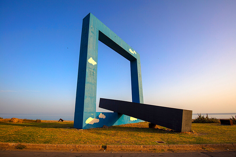 Monumento per un Poeta Morto, artwork by Tano Festa, Villa Margi, Messina, Sicily, Italy, Europe