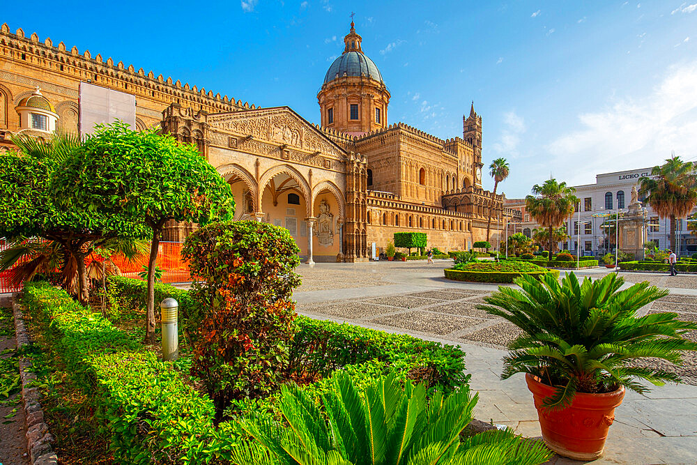 The Cathedral, UNESCO World Heritage Site, Palermo, Sicily, Italy, Europe