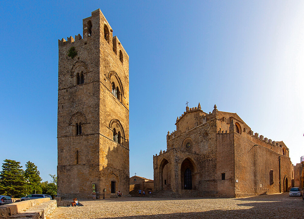 Cathedral, Erice, Trapani, Sicily, Italy, Europe