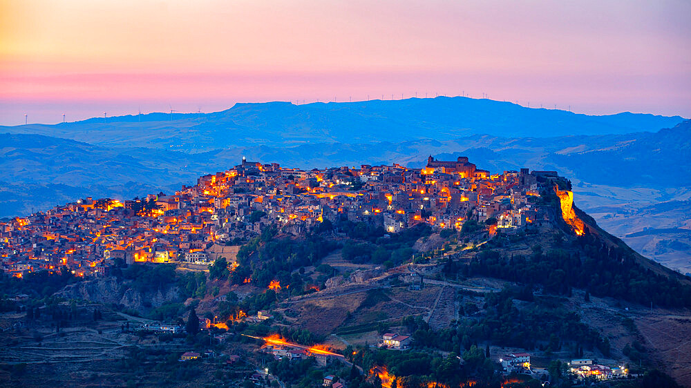 Calascibetta, Enna, Sicily, Italy, Europe