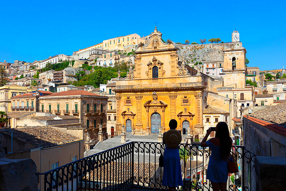 St. Peter's Cathedral, Modica, Ragusa, Val di Noto, UNESCO World Heritage Site, Sicily, Italy, Europe