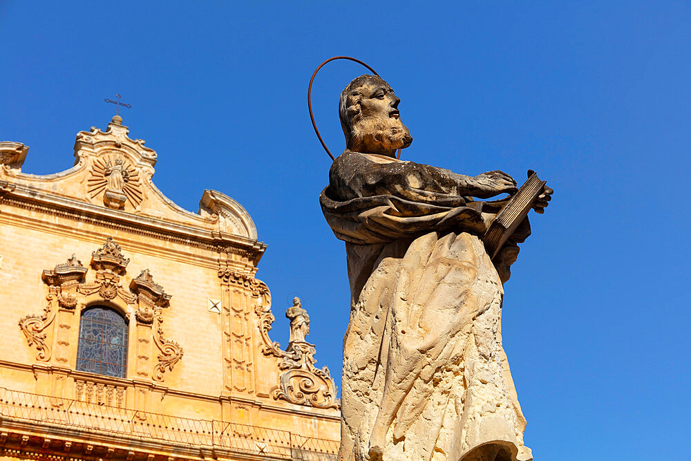 St. Peter's Cathedral, Modica, Ragusa, Val di Noto, UNESCO World Heritage Site, Sicily, Italy, Europe