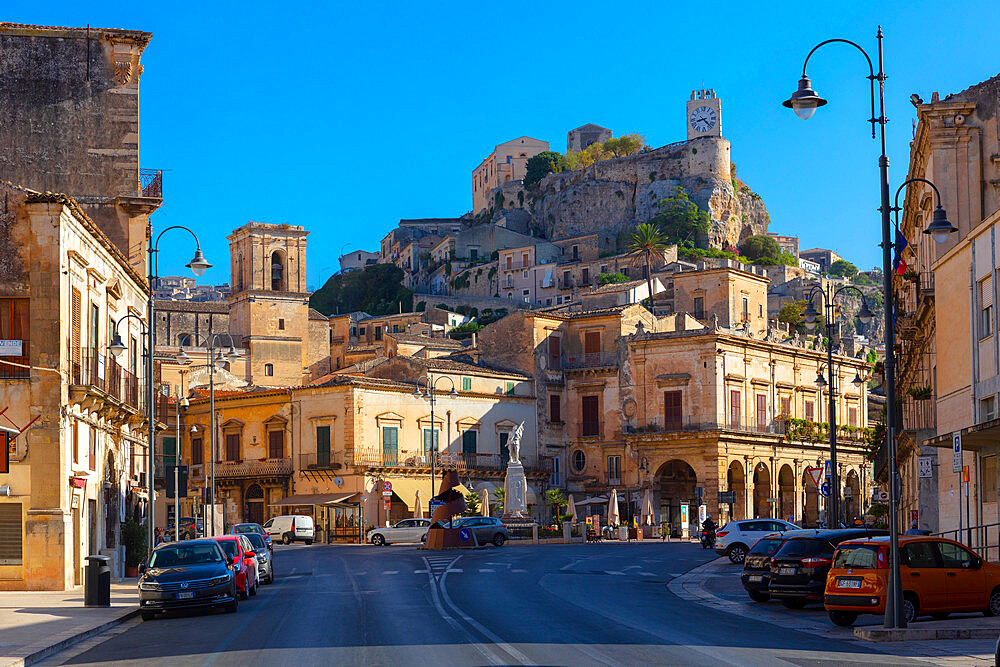 Town Hall Square, Modica, Ragusa, Val di Noto, UNESCO World Heritage Site, Sicily, Italy, Europe