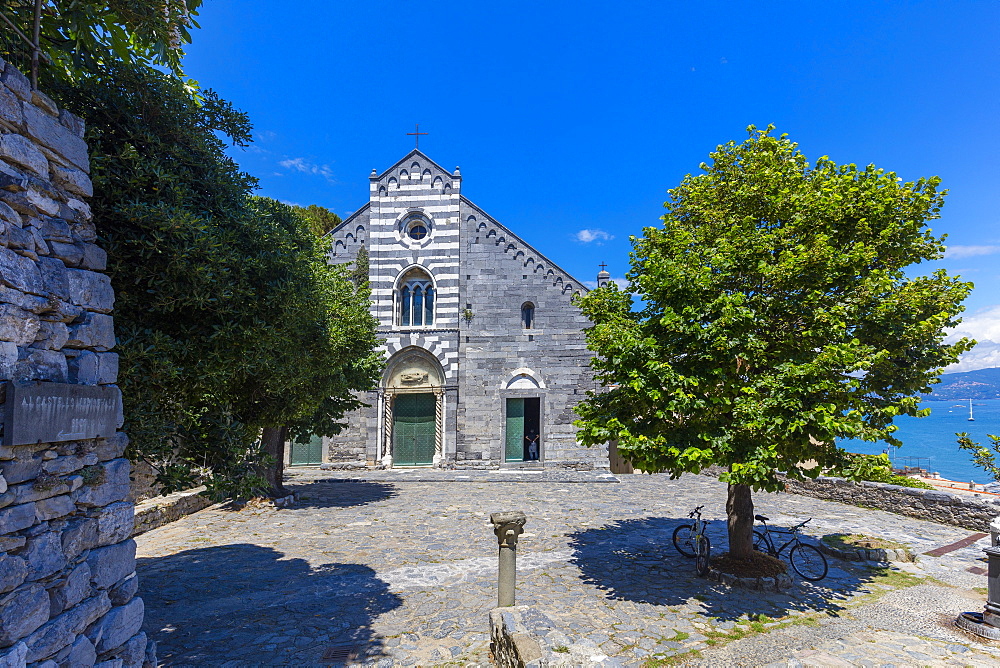 Church of San Lorenzo, Portovenere, Liguria, Italy, Europe