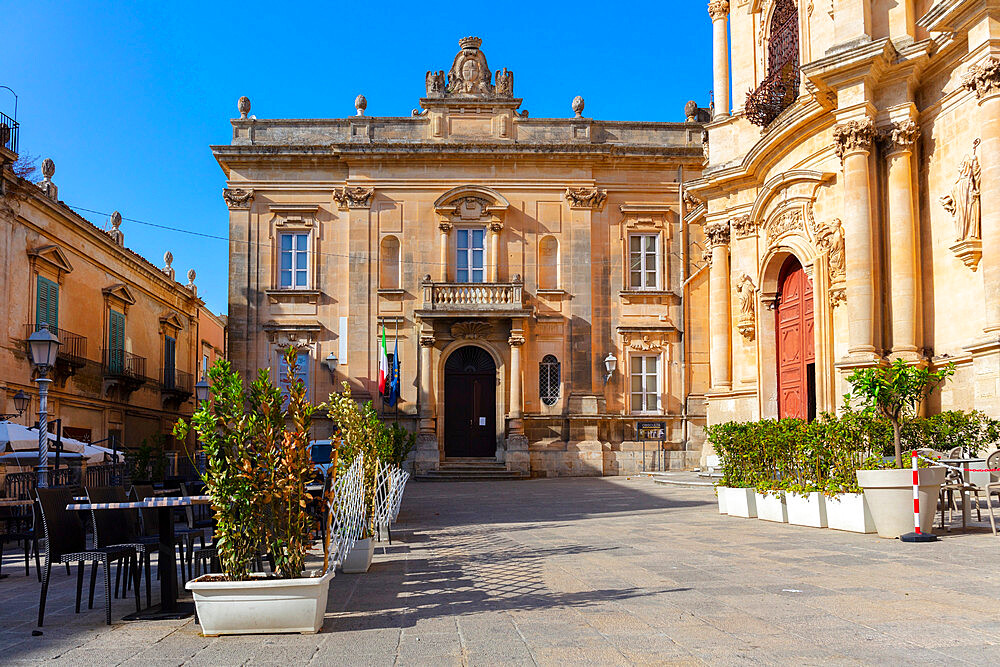 City Hall, Ragusa Ibla, Val di Noto, UNESCO World Heritage Site, Sicily, Italy, Europe