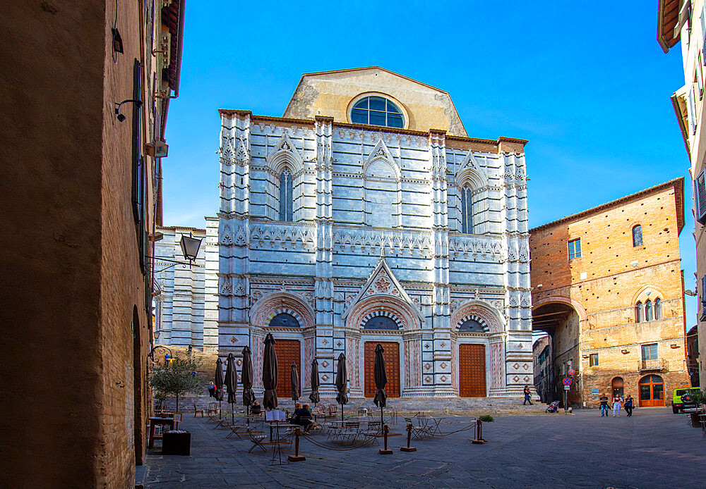 The Baptistery, Siena, Tuscany, Italy, Europe