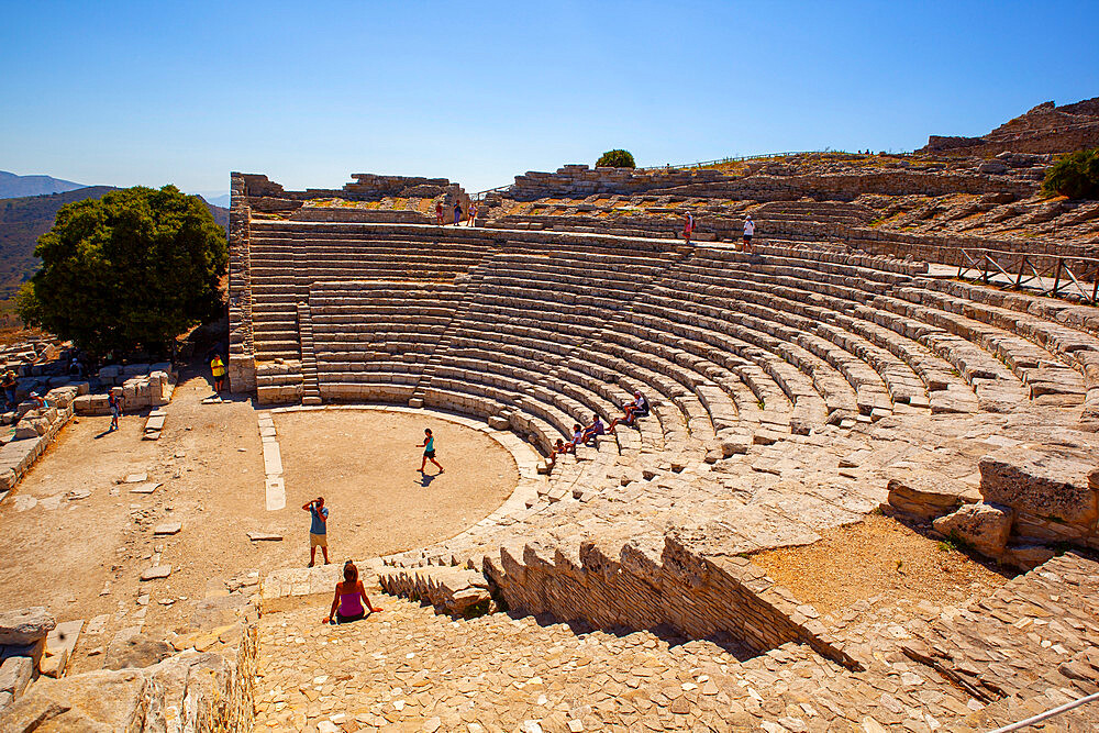 Archaeological Area of Segesta, Calatafimi, Trapani, Sicily, Italy, Europe