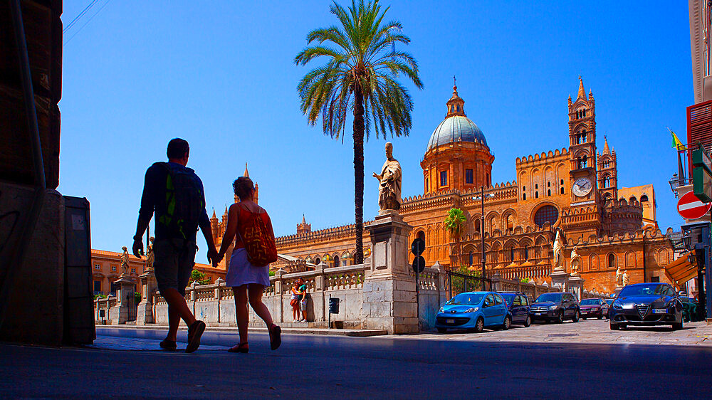 The Cathedral, UNESCO World Heritage Site, Palermo, Sicily, Italy, Europe