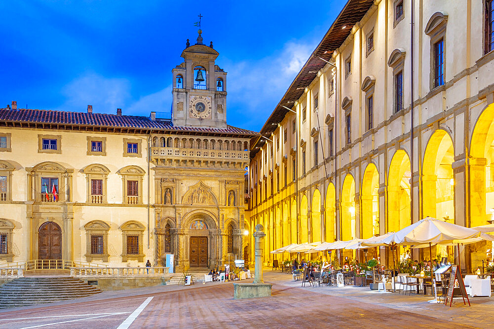 Piazza Grande, Arezzo, Umbria, Italy, Europe