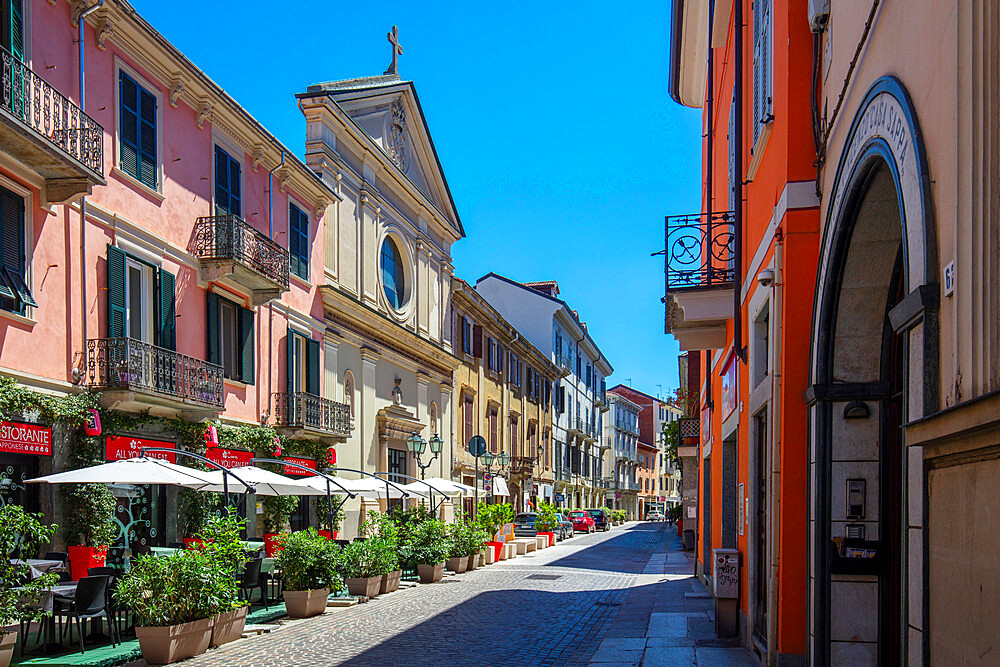 Via San GIacomo della Vittoria, Alessandria, Piedmont, Italy, Europe