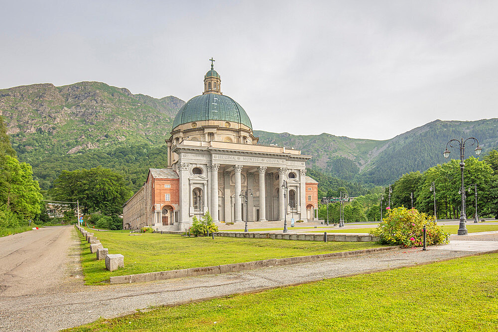 The Upper Basilica, Sanctuary of Oropa, Biella, Piedmont, Italy, Europe