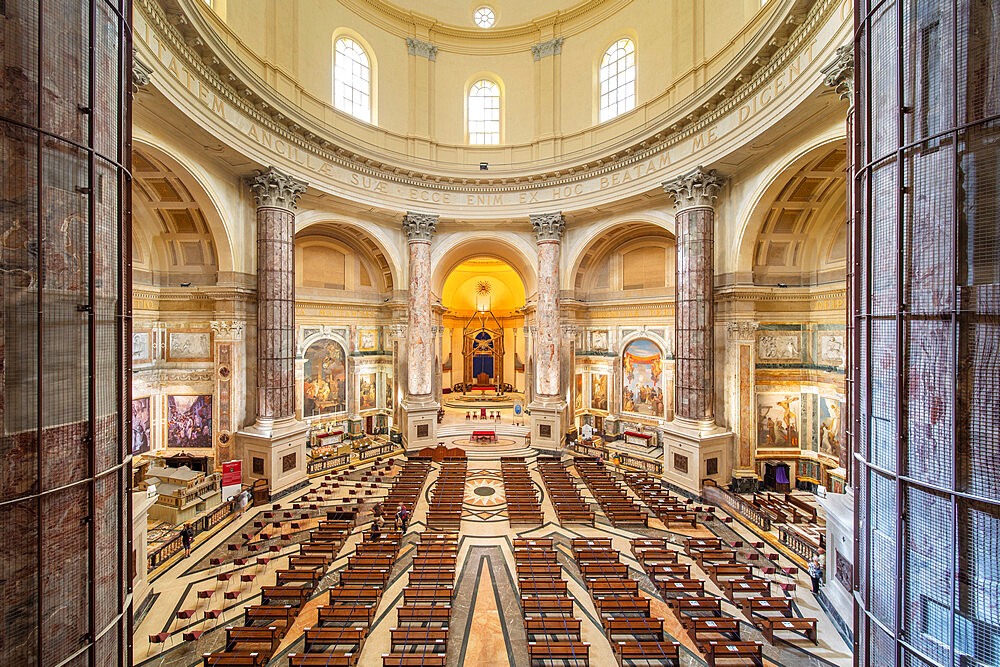 The Upper Basilica, Sanctuary of Oropa, Biella, Piedmont, Italy, Europe