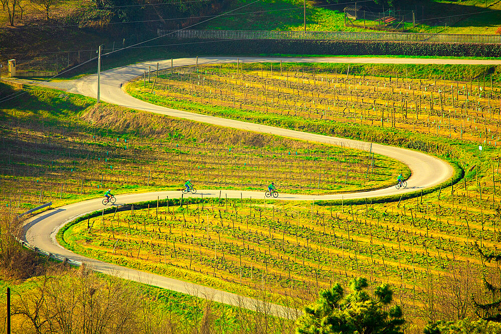 The panoramic route, Canelli, Piedmont, Italy, Europe