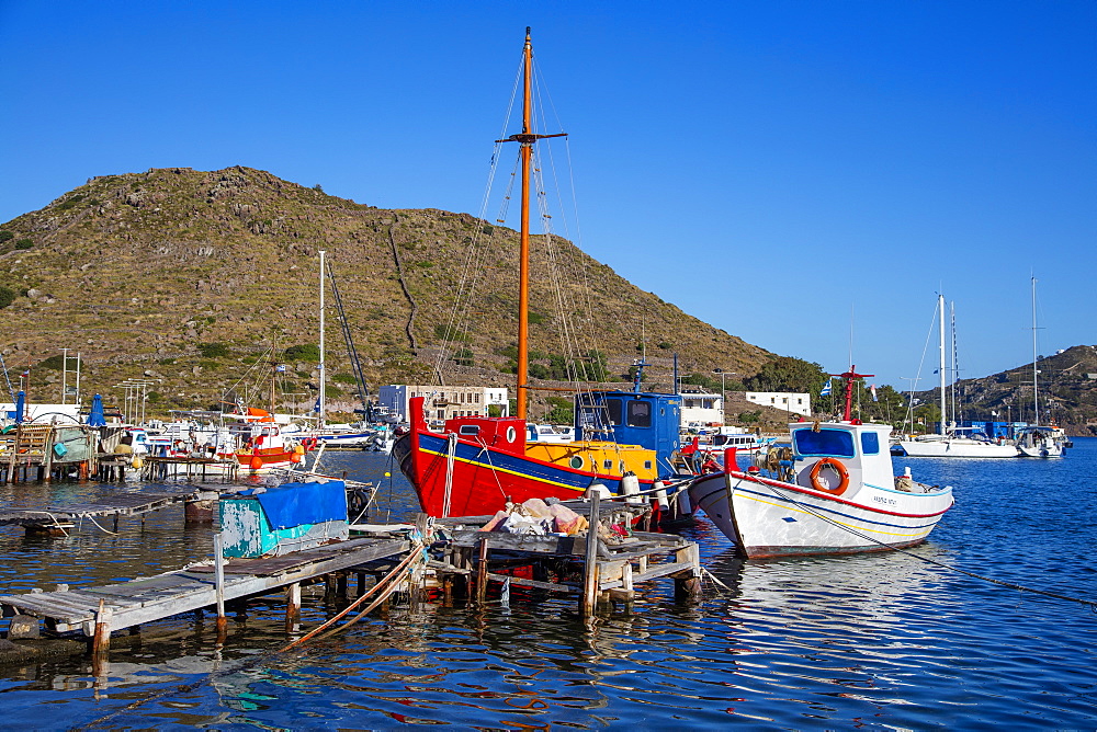 Skala, Isle of Patmos, Dodecanese, Greek Islands, Greece, Europe