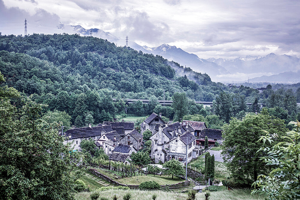 Hamlet of Canova, Crevoladossola, Val d'Ossola, V.C.O. (Verbano-Cusio-Ossola), Piedmont, Italy, Europe