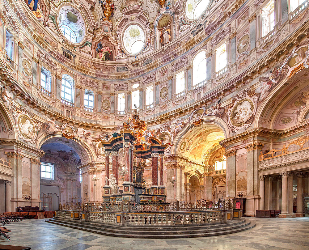 Sanctuary of Vicoforte, Vicoforte, Cuneo, Piemonte, Italy, Europe