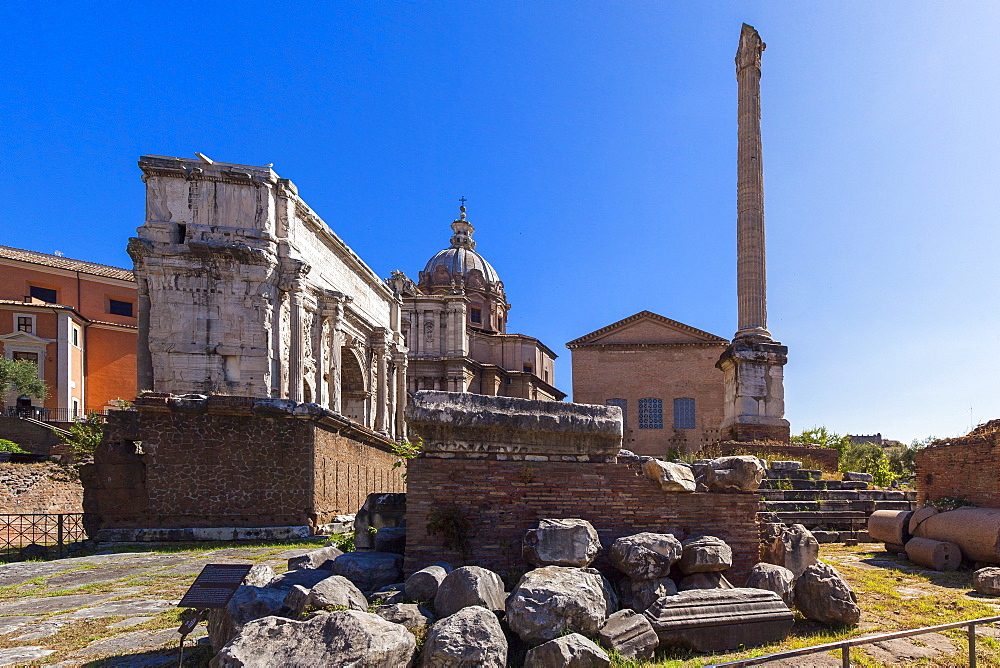 Fori Imperiali (Imperial Forum), UNESCO World Heritage Site, Rome, Lazio, Italy, Europe