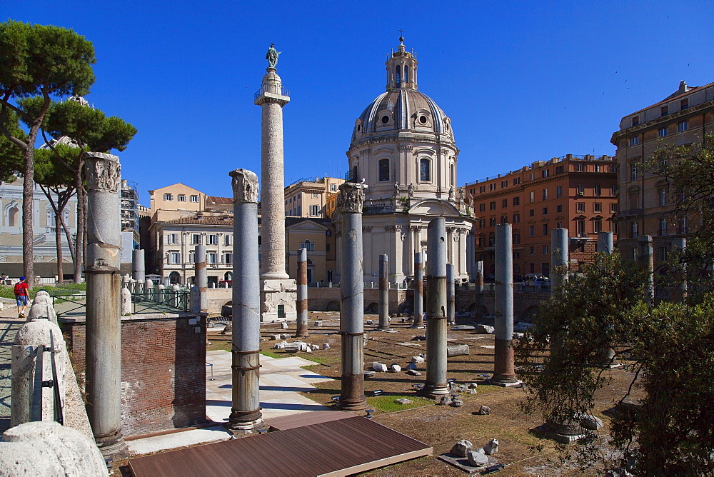 Fori Imperiali (Imperial Forum), UNESCO World Heritage Site, Rome, Lazio, Italy, Europe