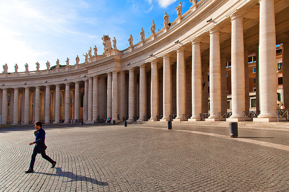 St. Peter's Basilica, Vatican City, UNESCO World Heritage Site, Rome, Lazio, Italy, Europe