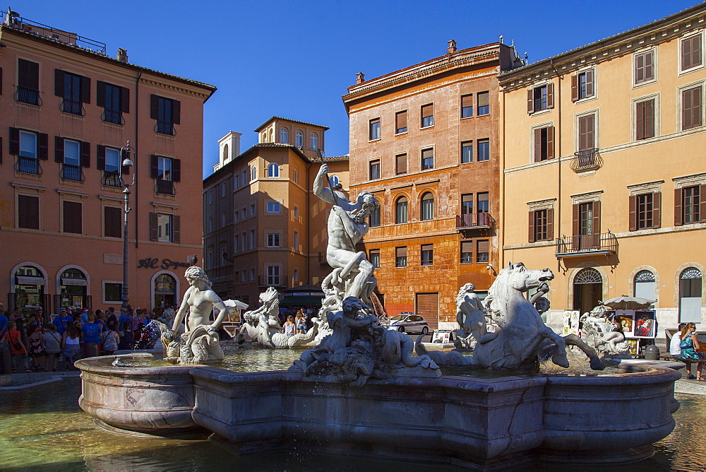 Piazza Navona, Rome, Lazio, Italy, Europe