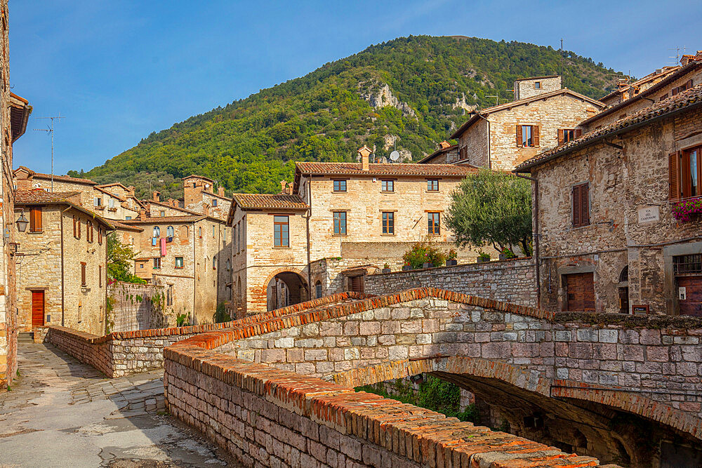 Via Toschi-Mosca, Gubbio, Province of Perugia, Umbria, Italy, Europe