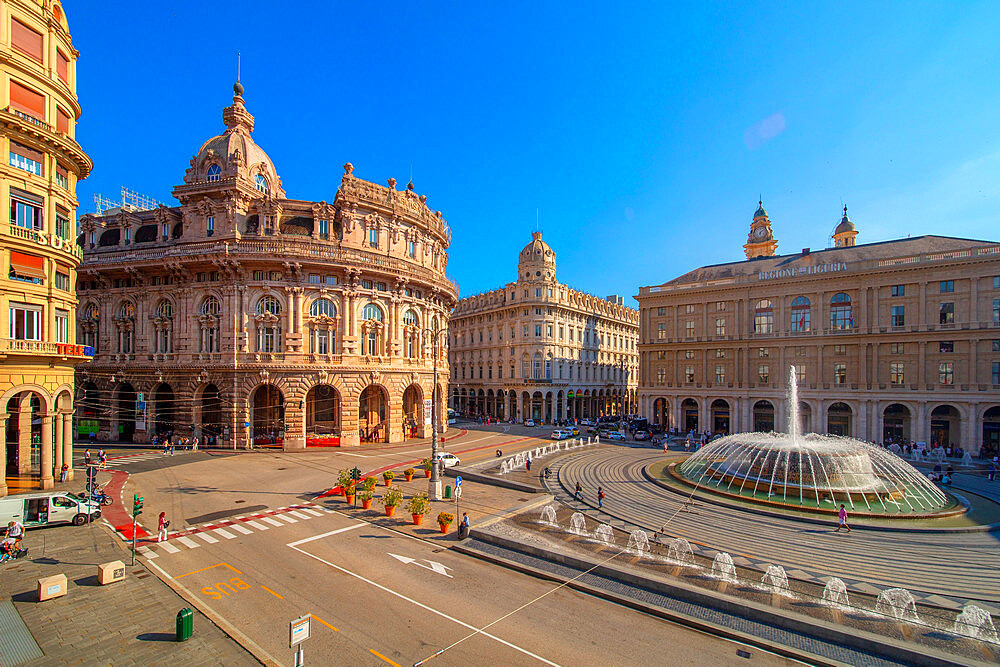 De Ferrari square, Genova (Genoa), Liguaria, Italy, Europe