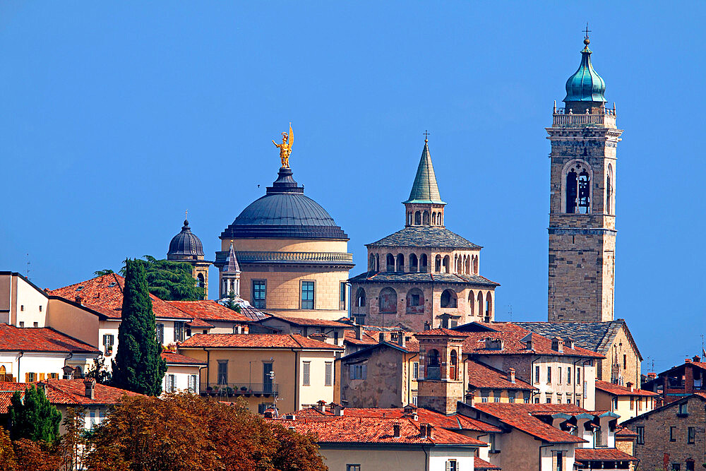 Colle San Vigilio view, Bergamo, Lombardia (Lombardy), Italy, Europe