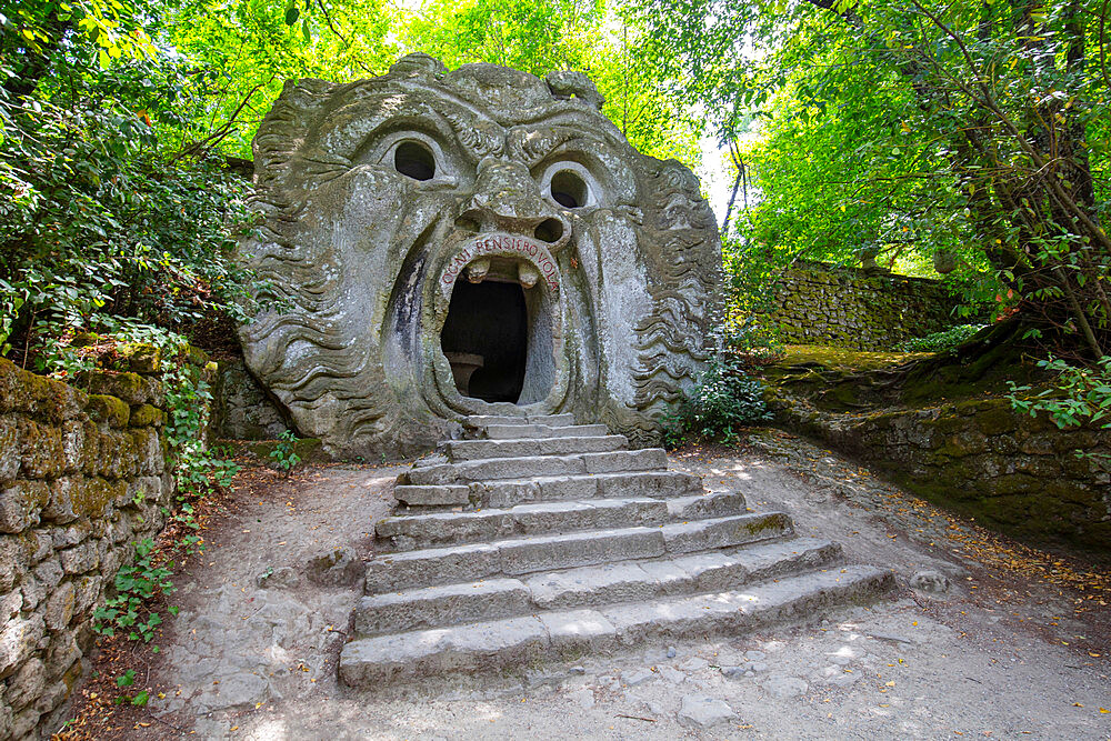 The Monster Park (Sacro Bosco) (Villa delle Meraviglie), Bomarzo, Viterbo, Lazio, Italy, Europe