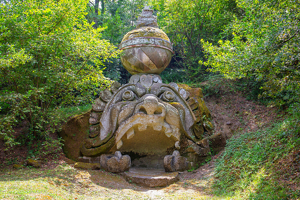 The Monster Park (Sacro Bosco) (Villa delle Meraviglie), Bomarzo, Viterbo, Lazio, Italy, Europe