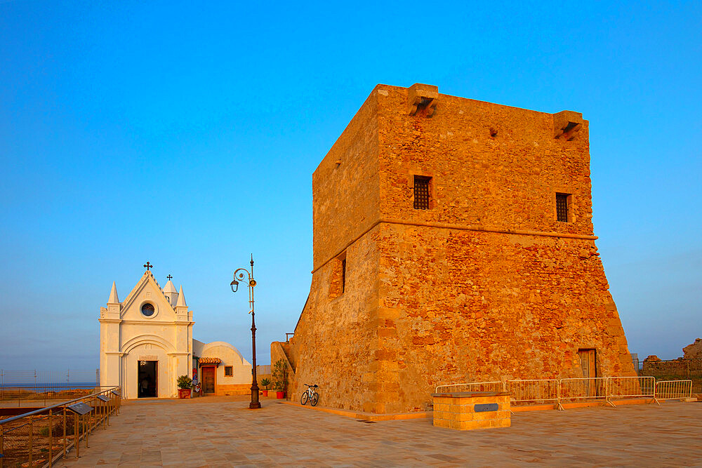 Sanctuary of Santa Maria di Capo Colonna and Torre di Nao, Capo Colonna, Crotone, Calabria, Italy, Europe