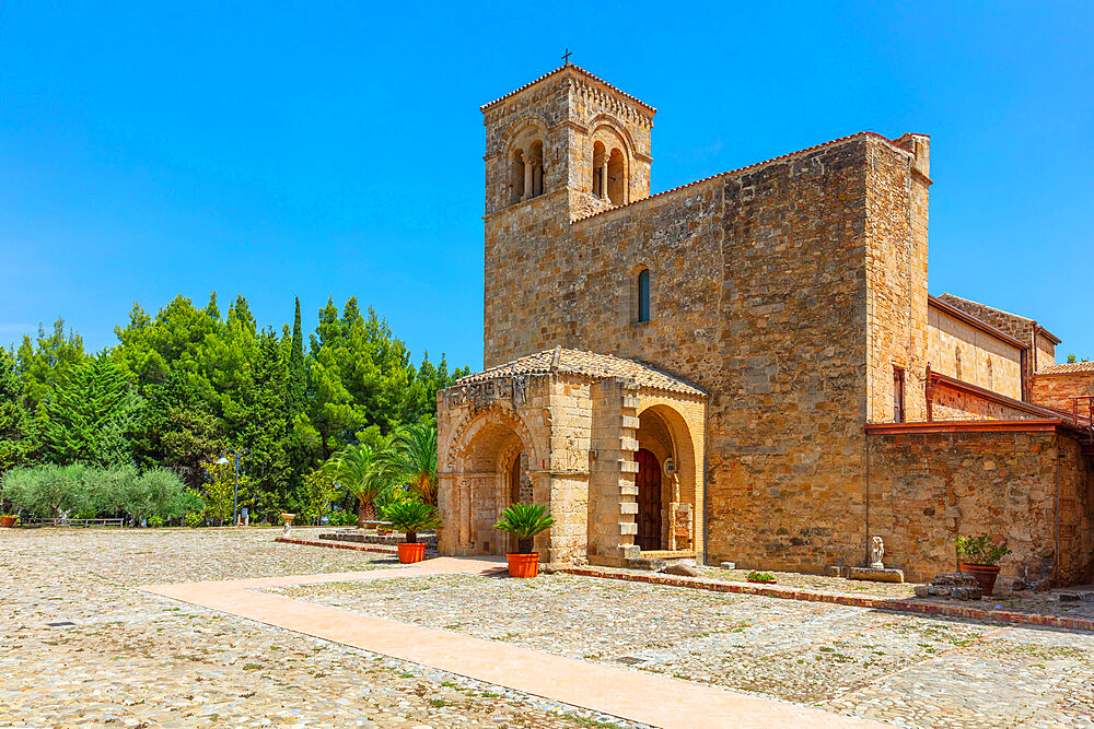 Minor Basilica and Sanctuary Maria SS. Regina di Anglona, Policoro, Matera, Basilicata, Italy, Europe