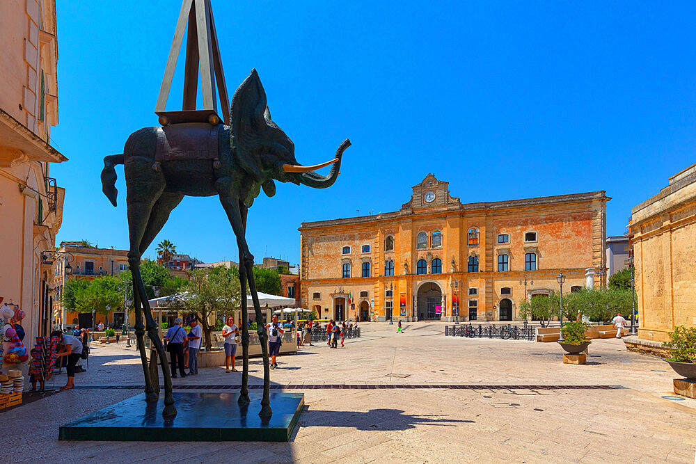 Vittorio Veneto square, Matera, Basilicata, Italy, Europe