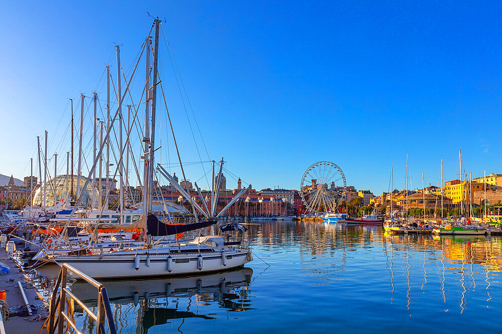 Ancient port, Genova (Genoa), Liguria, Italy, Europe