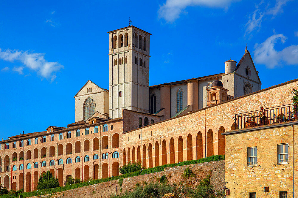 Basilica of San Francesco, UNESCO World Heritage Site, Assisi, Perugia, Umbria, Italy, Europe