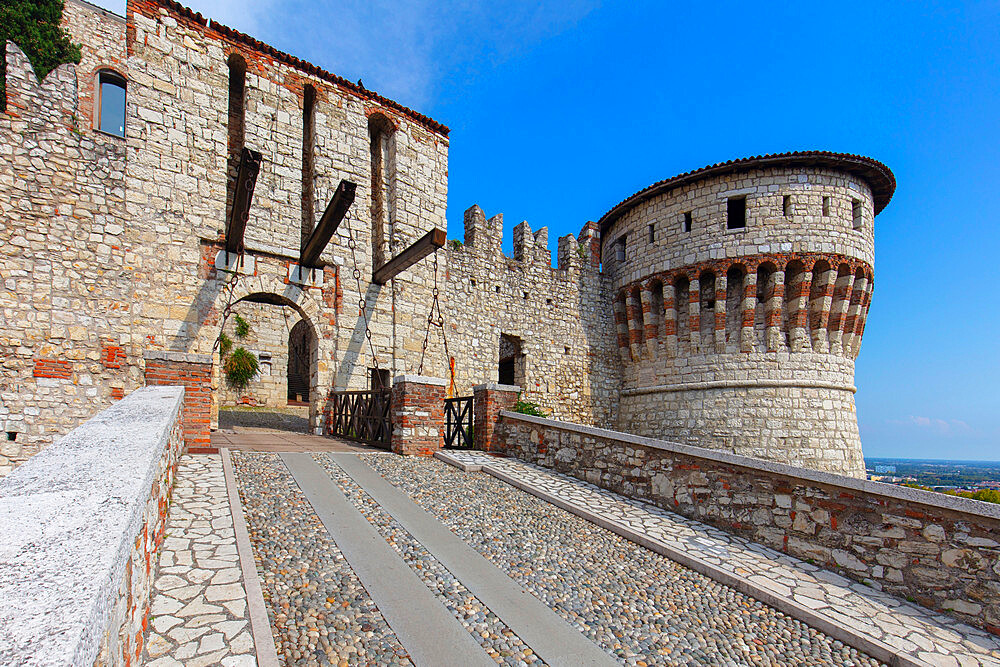 The castle, Brescia, Lombardia (Lombardy), Italy, Europe