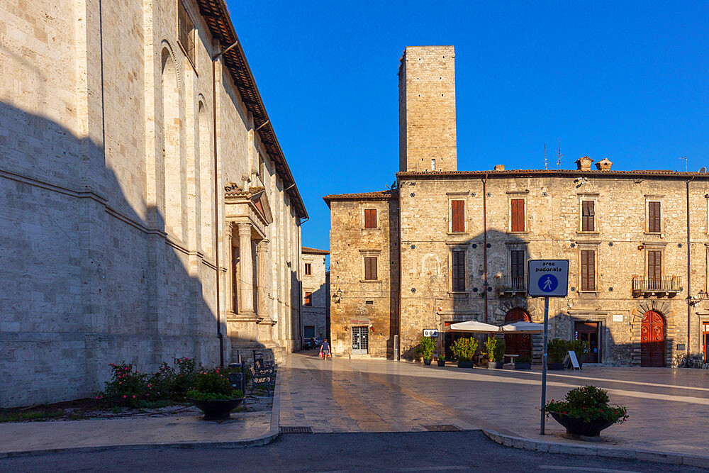 Piazza Ventidio Basso, Ascoli Piceno, Marche, Italy, Europe