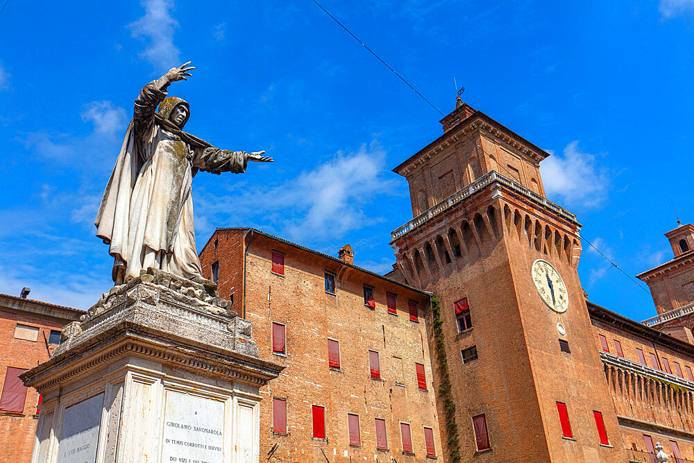 Estense Castle, Ferarra, UNESCO World Heritage Site, Emilia-Romagna, Italy, Europe